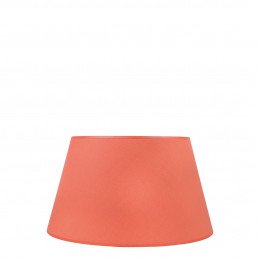 Abat-jour conique orange brûlé - Diam. 35 cm