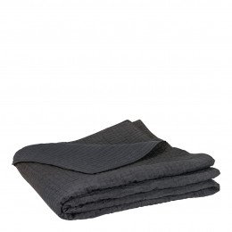 Dessus de lit GABY gris foncé - 270 x 260 cm