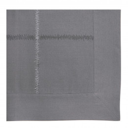 Housse de couette GABRIELLE ardoise - 260 x 240 cm