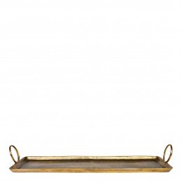 Plateau BERNICE laiton antique