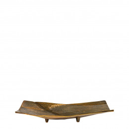 Plateau BRUNELLA laiton antique