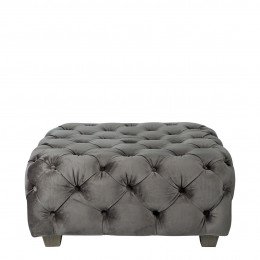 Pouf THEA gris foncé