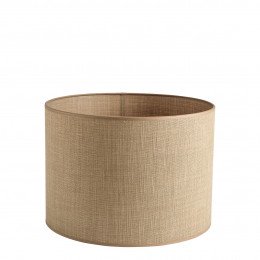 Abat-jour cylindrique beige - Diam. 35 cm