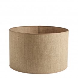 Abat-jour cylindrique beige - Diam. 45 cm