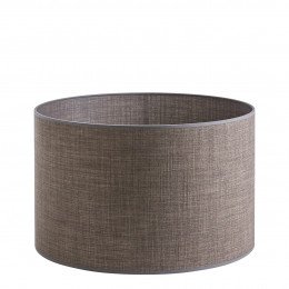 Abat-jour cylindrique taupe - Diam. 45 cm
