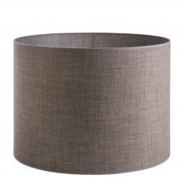 Abat-jour cylindrique taupe - Diam. 55 cm