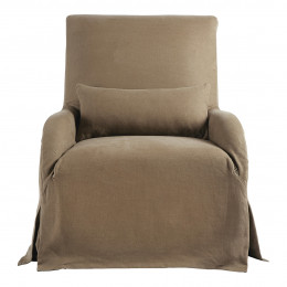 Fauteuil LEA caramel