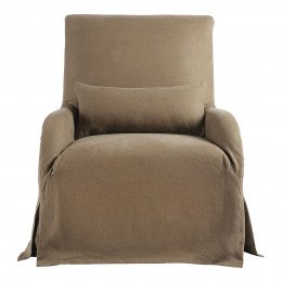 Fauteuil LEA caramel