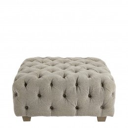 Pouf THEA lin gris
