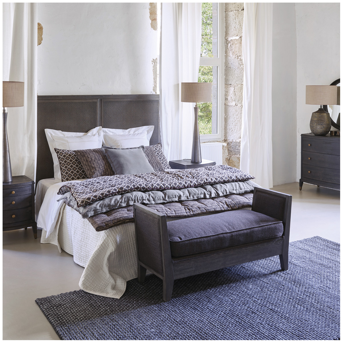 Tête de lit IDA expresso - 180 cm