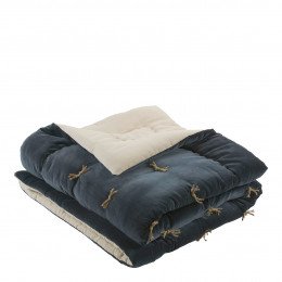 Courtepointe MATTEO bleu nuit